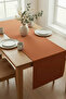 مفرش طاولة مخملي الملمس مقاس 40x140 من البوليستر الممتاز - 2