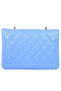 Women Blue Jelly Quilted Sling Bag - 2