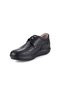 10002 Genuine Leather Black Lace-Up Orthopedic Diabetic Thick Sole Men's Shoes - 4