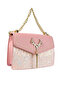 Women Pink Glitter Envelope Sling Bag - 2