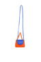 Women Orange Round Flap Mini Statement Bag - 6