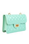 Women Mint Jelly Quilted Sling Bag - 3