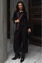 Black Pleated Pocket Balloon Women's Trousers Mg2692 - 9