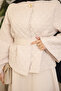 Stone Belted Jacket Skirt Set - 5