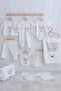 Organic 11-Piece Hospital Release - Pure Baby - Baby Girl Teddy Bear