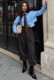 Dark Brown Pleated Pocketed Balloon Women's Pants MG2692 - 6