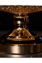 Elegant Series Crystal Glass Ashtray & Sugar Bowl 15 cm |   Luxury Desktop Decor with Gold Legs - 3