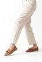 Women's Tan Tasseled Suede Loafer Daily Comfortable Sole Stylish Casual Shoes - 6