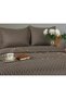 Lukes Geometric 4 Piece Beige Pique Set 240 X 260 cm 240 X 260 cm Beige - 3