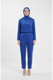 Elastic Waist Trousers 71125-07 Cobalt Blue - 2