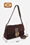 Serena Genuine Leather Suede Bag with Cover - 3