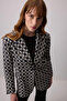 Lock Patterned Blazer Jacket - 3