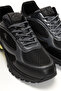 Hike Runner Laceup Mesh Mix Men's Sneaker Black - 5