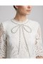 Imported Crepe Fabric Zippered Lined Upper Lace Detail Ribbon Detail Special Design Maxi Dress - 4