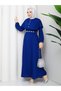 Women's Hijab Bolero Crepe Long Stylish Dress - Wedding, Henna, Promise, Engagement, Graduation Dress - 2