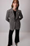 Lock Patterned Blazer Jacket - 2