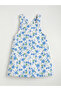 Two Mt Shop Quality Oval Collar Floral Baby Girl Dress and T-Shirt - 6