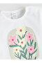 Esvab • Modern & Distinctive Zero Roba Collar Baby Girl T-Shirt and Jean Shorts 2-Piece Set - 3