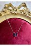 Silver Color m Letter Necklace