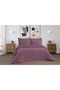Heart Pattern 3 Piece Double Bedspread