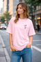 Wine Club Винный Клуб Oversize T-Shirt T-Shirt Printed 100% Cotton Soft Comfortable Casual - 2