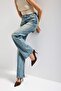 Women's T.Kot Color 4S6-32 Straight Fit High Waist Comfort Fabric Denim Jeans - 3