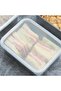 5-Piece Stainless Steel Lunch Box Set with Transparent Lids – Food Prep and Storage Containers, Su - 6