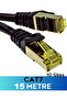 3156 كابل إيثرنت Cat 7 بطول 15 متر، كابل بيانات مودم إنترنت RJ45 LAN، 10 جيجابت في الثانية، 600 ميجاهرتز - 6