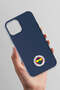 iPhone 13 Compatible Arma Navy Blue Silicone Licensed Phone Case - 3