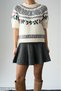 Women's Crew Neck Embroidered Knitwear Sweater - 2