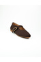 Miss Park Moda 502 Brown Satin Women's Ballerinas