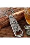 Buffalo Head Bottle Opener - Durable Stainless Steel - Silver