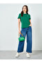 Women Green Embroidered T-Shirt - 2