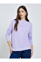 Purple Slogan Long Sleeve T-Shirt - 3