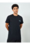 Men Black Pocket T-Shirt with Contrast Stitch Detail - 3