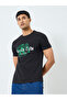 Men Black Graphic Print Crew Neck T-Shirt - 3
