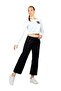 Women's Bungee Cord Straight Pants - 2