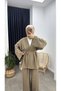 Premium Tie-Up Kimono Knitwear Set - 3