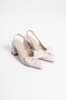 Beige Women's Heeled Shoes Bp08Ms15B - 4