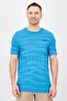 Men Sportswear Fit Short Sleeve Training T-Shirts, Blue