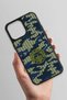iPhone 13 Pro Max Compatible Digital Camouflage Glass Licensed Phone Case - 3