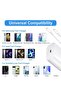 25W Fast Charger Plug for Samsung Galaxy with 2PCS 5FT USB-C Cables – White - 4