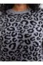 Plus Size Leopard Print Women's Knitwear Sweater - 3