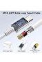 25W Fast Charger Plug for Samsung Galaxy with 2PCS 5FT USB-C Cables – White - 5