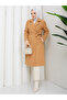 Belted Lined Melton Coat Rc3112 - 4