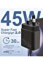 45W USB-C Super Fast Charger: PD GaN Power Adapter for Samsung Devices - 4