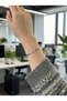 Women's Silver Color Italian Chain Steel Bracelet Gift