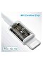 MFi Certified 20W USB C Fast Charger Plug Cable for iPhone 13 12 Pro Max/Mini/11/XS/XR/X/8 Plus/iPad - 3