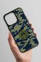 iPhone 15 Pro Max Compatible Digital Camouflage Glass Licensed Phone Case - 3