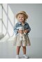 Girl's Cropped Denim Jacket - 8
